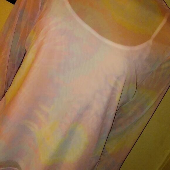 No boundaries sheer long sleeve shirt, NWOT - Picture 1 of 6